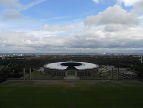 View from the Bell Tower of the Olympic Stadium